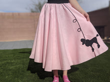 Load image into Gallery viewer, 2-Piece Adult Set Poodle Skirt & Black T-shirt with Rhinestones