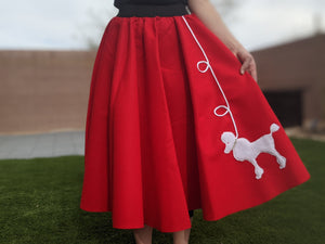 Adult Poodle Skirt